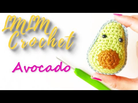 Видео: Как связать крючком авокадо