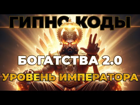 Видео: НОЧНЫЕ ГИПНО-КОДЫ БОГАТСТВА 2.0 УРОВЕНЬ ИМПЕРАТОРА