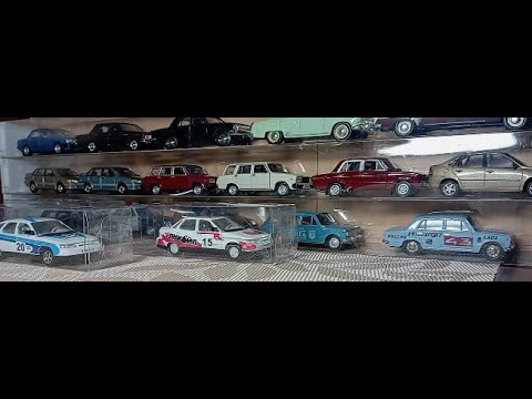Видео: Легковые автомобили ВАЗ, ГАЗ (1/43)