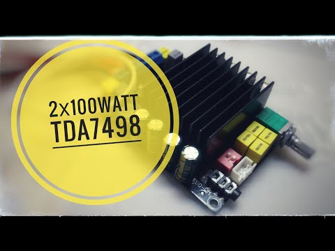 Видео: Усилитель на TDA7498 2x100Watt.Обзор, Тесты, Замеры