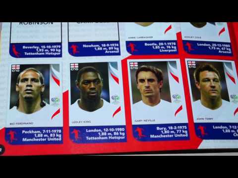 Видео: Panini 2006 FIFA World Cup Germany l PANINI Чемпионат Мира 2006 обзор альбома с наклейками!