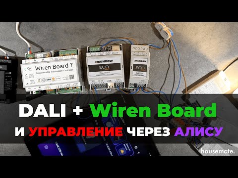 Видео: Как WIREN BOARD управляет светильниками по протоколу DALI через АЛИСУ?