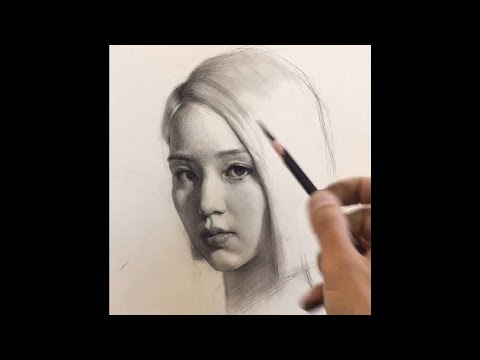 Видео: Рисуем портрет искусной карандашной техникой.