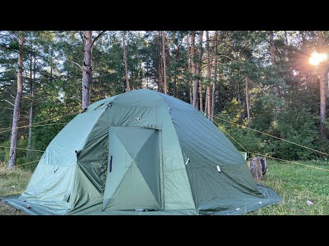 Видео: Славный отдых на берегу реки. Палатка ⛺️ Берег МфП-5, ловим рыбы, собираем грибы 🍄.