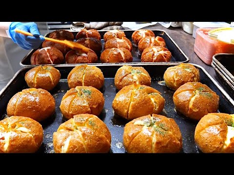 Видео: Обжигающе свежий хлеб 🍞 Красочная выпечка ручной работы ASMR