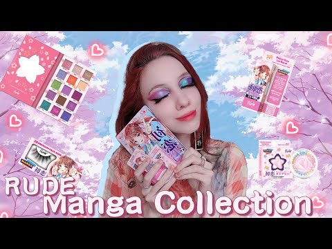 Видео: Rude Cosmetics 🌸 Manga Collection✨FIRST LOVE DIARY 🍑 Восхищаюсь косметикой 23 минуты❤️‍🔥