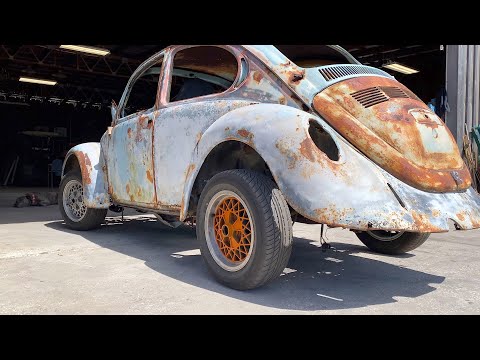 Видео: ПОЛНАЯ разборка — кузов VW Beetle снят с шасси