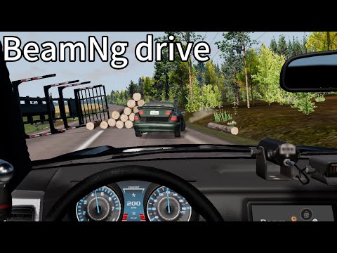 Видео: одно ДТП  погоня в игре beamng drive