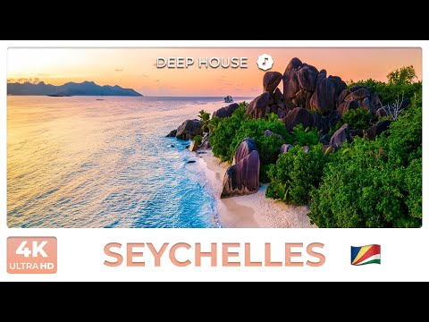 Видео: Сейшельские острова, видео с дрона 4K 2025 | Пляжи, лагуны и расслабляющая музыка