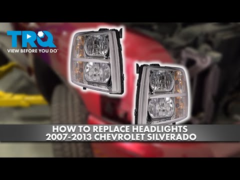 Видео: Как заменить фары на Chevrolet Silverado 2007-2013