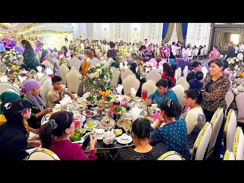 Видео: Свадебное торжество | СВАДЕБНАЯ ЦЕРЕМОНИЯ для 500 гостей в Узбекистане | Большой свадебный праздник