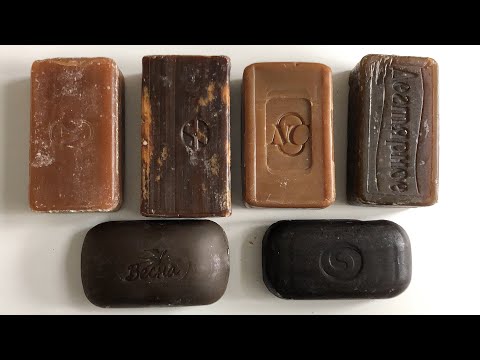 Видео: Tar soap cutting, dry soap carving/ резка дегтярного мыла разных фирм