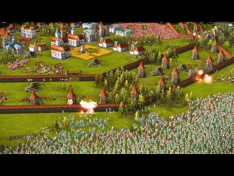 Видео: Две крепости в союзе Казаки 3 рейтинг🏰🏰