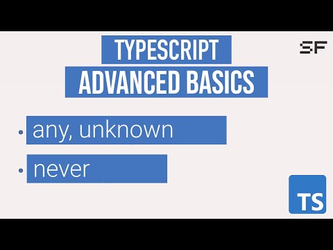 Видео: Unknown, any и never в TypeScript простыми словами.