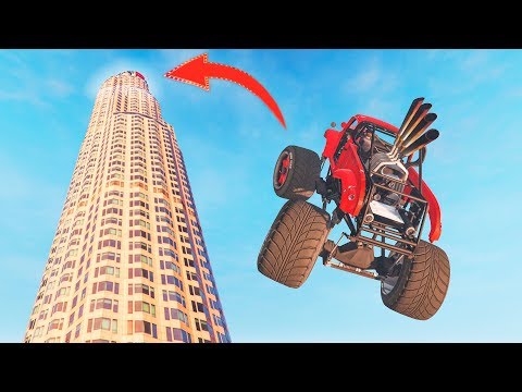 Видео: ВОЗМОЖНО ЛИ ЗАЛЕТЕТЬ НА МОНСТР ТРАКЕ НА МЕЙЗ БАНК В ГТА 5 - ЭКСПЕРИМЕНТЫ, ТРЮКИ, ПРИКОЛЫ В GTA 5