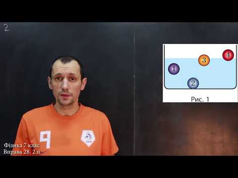 Видео: Фізика 7 клас. Вправа № 28 1-4 п.