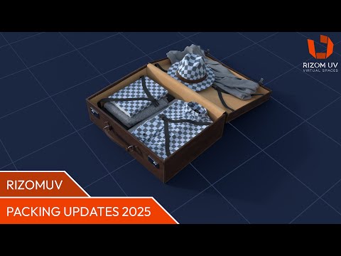 Видео: RizomUV: Обновления упаковки 2025