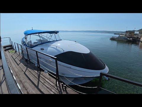 Видео: Катер с прозрачным дном на оз. Байкал  п. Листвянка. 18.06.2025 г.
