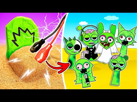 Видео: Хэллоуинская зомби-апокалипсис! Весёлая игра & поделки Incredibox