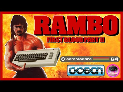 Видео: Рэмбо: Первая кровь 2 (1985) Лонгплей и рецензия | Commodore 64
