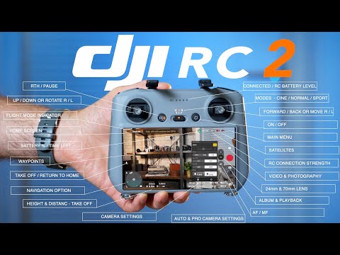 Видео: Руководство пользователя DJI RC 2: Mini 4 Pro - Air 3 - Air 3s - NEO