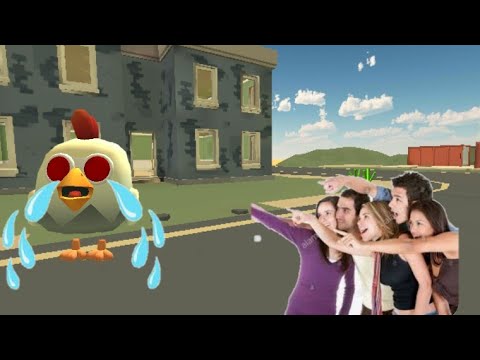 Видео: Грустная истори ПЛАЧУЩЕЙ КУРИЦЫ!!! ПОЧЕМУ Scary Chicken плачет?