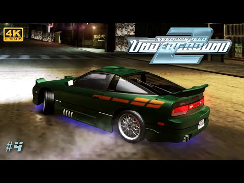 Видео: [4K] 🏁 Легенда Бэйвью - NFS Underground 2 [#4]