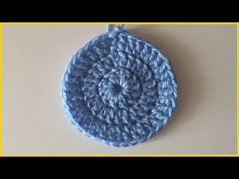 Видео: Круг крючком. Вязание крючком для начинающих / Crochet сircle