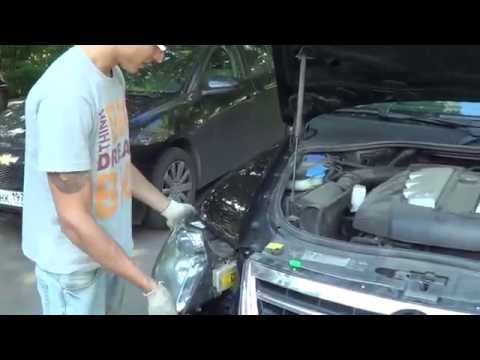 Видео: Защита от кражи фар Touareg Audi Porsche Volvo