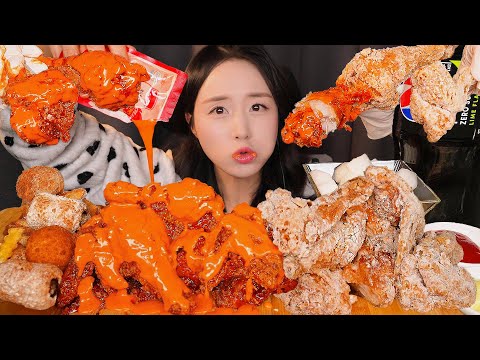 Видео: ПРЯНЫЙ СОУС ЛЬЕТСЯ🍗 КУРИЦА В КИСЛО-СЛАДКОМ АСМР ЗВУКИ ЕДЫ МУКБАНГ | FRIED CHICKEN MUKBANG