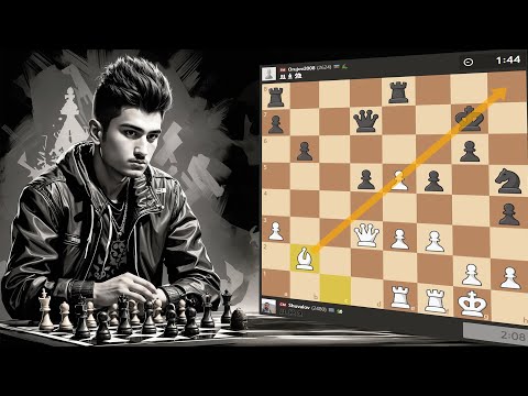 Видео: Прорезал большую диагональ в защите Нимцовича ♟ Шахматы блиц