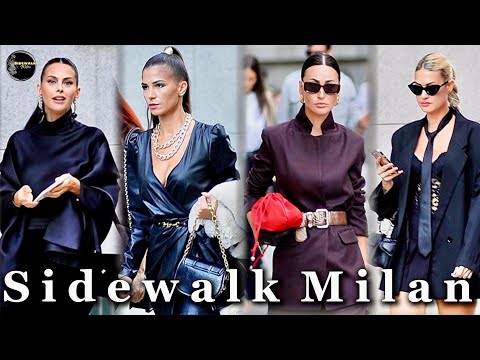 Видео: 👠👒💃 Самые элегантные образы в Милане за октябрь 2025 г. | Уличный стиль Милана 🇮🇹