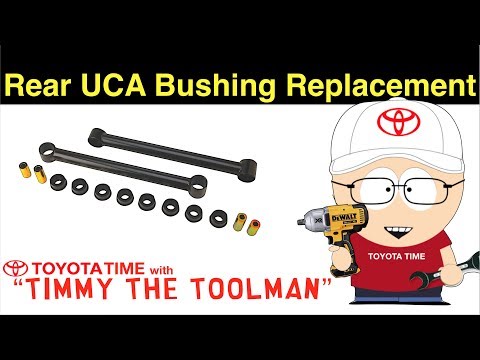 Видео: Замена втулки заднего верхнего рычага