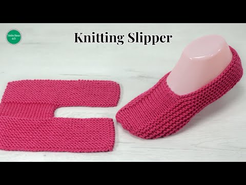 Видео: Вязание тапочек пошагово