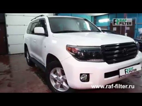 Видео: Инструкция по установке салонного фильтра RAF-FILTER на Land Cruiser 200