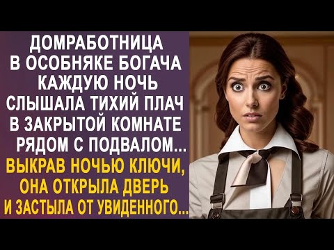 Видео: Домработница в особняке богача каждую ночь слышала тихий плач в закрытой комнате  И взяв ключи