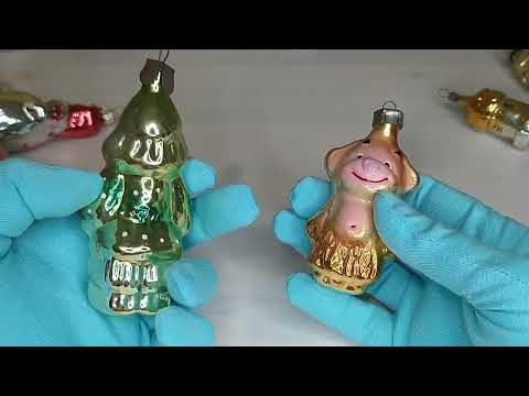 Видео: 15. Обзор елочных игрушек СССР из моей коллекции