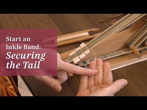 Видео: Начало работы с Inkle Band: закрепление хвоста