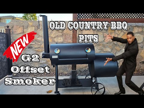 Видео: Первый приготовление на моей сковороде G2 Old Country BBQ Pit — копчение со смещением для начинаю...