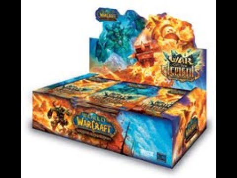 Видео: Распаковка World of Warcraft TCG War of the Elements: booster box: DROP?Yes.Unboxing Loot boxes.