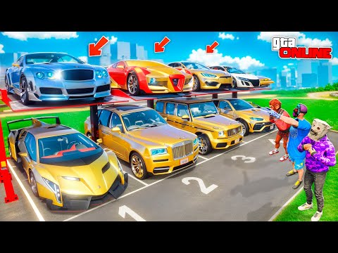 Видео: ВЫБИЛ САМЫЕ ДОРОГИЕ ТАЧКИ НА БОГАТОЙ ПАРКОВКЕ! БИТВА РАНДОМА В GTA 5 ONLINE
