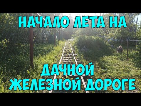 Видео: Начало лета на дачной железной дороге