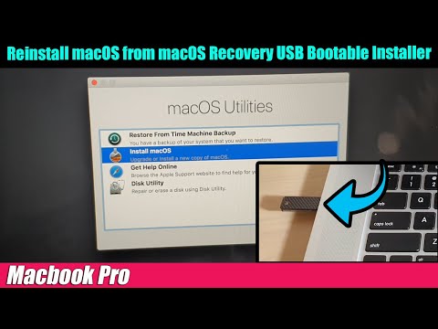 Видео: Macbook Pro: как переустановить macOS с помощью загрузочного установщика macOS Recovery USB