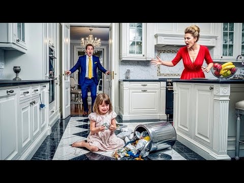 Видео: Маленькая девочка плакала и умоляла «Я больше не буду есть», пока миллионер не вернулся домой и…