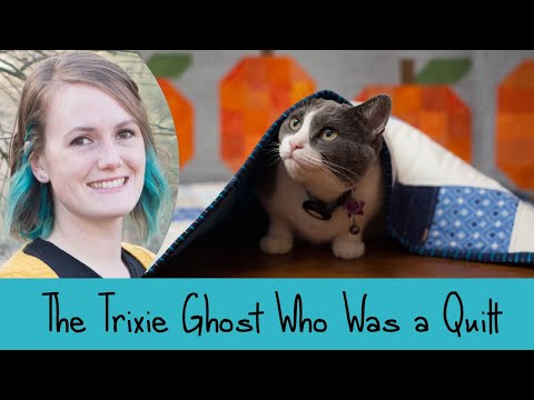 Видео: Маленькое привидение (Трикси), которое было одеялом — Счастливого Хэллоуина 2025!
