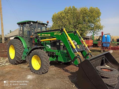 Видео: Фронтальный Погрузчик Кун на трактор John Deere 6110 В / Компания Деллиф  на АгроЭкспо 2020