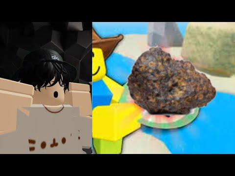 Видео: Выкопал кусочек метеорита в Prospecting Roblox