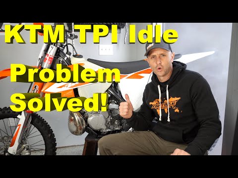 Видео: Проблема с TPI в KTM? Воздушный винт и холостой ход для мотоциклов KTM Stroke TPI