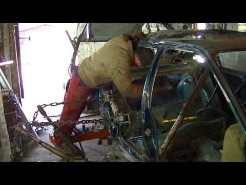 Видео: Опель Вектра А . Часть 2. Кузовной ремонт.Рихтовка.