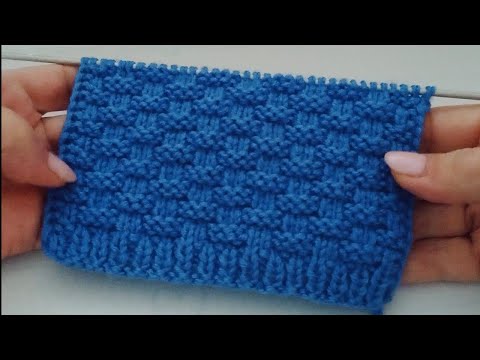 Видео: Теневой узор спицами поворотными и круговыми рядами.